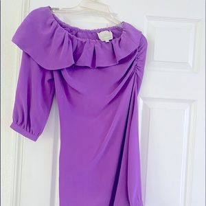 Madison Marcus silk off the shoulder dress - xs